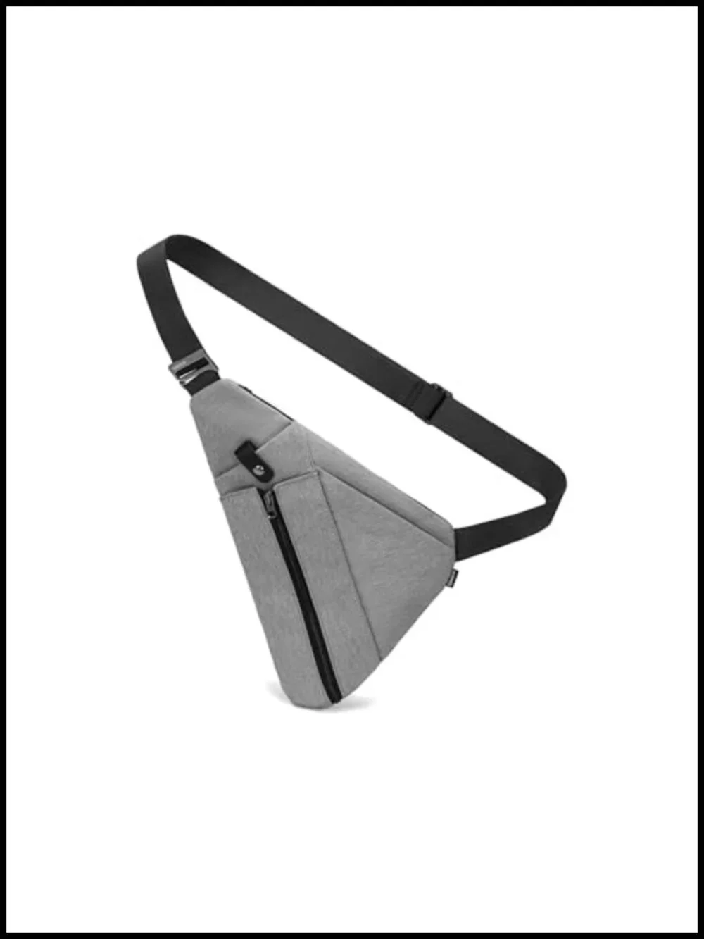 Sling Bag for Men, RFID Anti-Theft Crossbody Bag, Water Bottle Holder,